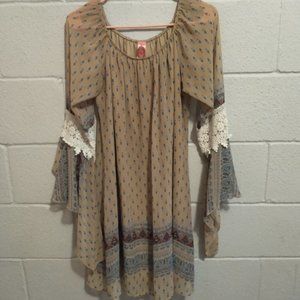 Boho Farm style Mini dress